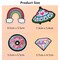 30pcs Girls Iron on Patches for Clothing Jackets DIY Sew Embroidered Applique Decorative Repair Patches